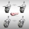 Service Caster 3.5 Inch SS Gray Poly 12mm Threaded Stem Caster Total Lock Brake SCC, 2PK SCC-SSTSTTL20S3514-PPUB-M1215-2-S-2 - alternate 1